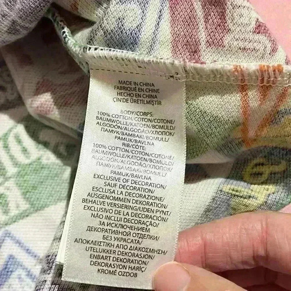 Polo Ralph Lauren Art Deco Multicolor Pennant Stadium Bears Classic Fit Shirt - Picture 10 of 10